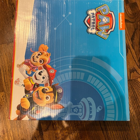 Children’s paw patrol snow boots. Never been worn, still in the box.